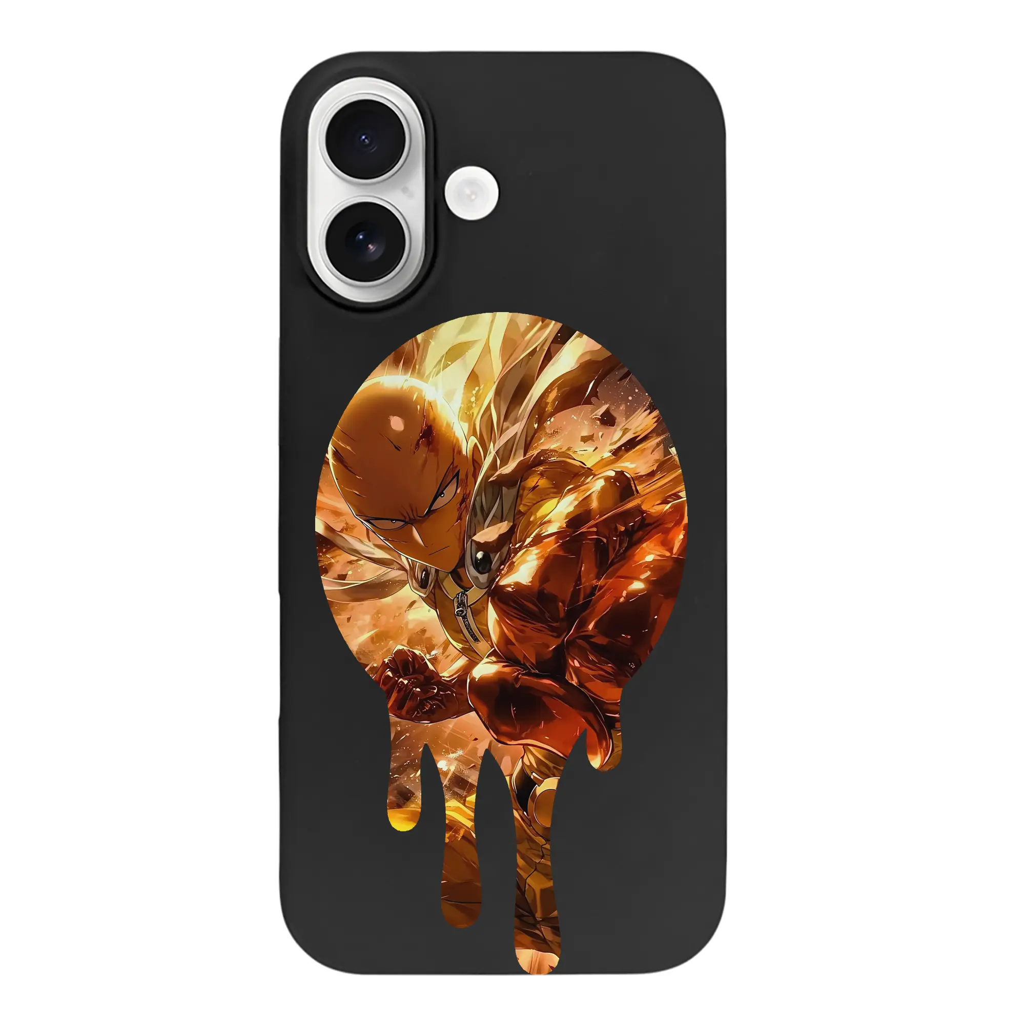 ワンパンマン グッズ サイタマ - iPhone 17 シリーズ シリコンケース 薄型 耐衝撃 指紋防止 ソフトタッチカバー 精密フィット 傷防止 保護ケース iPhone 17/17 Air/17 Pro/17 Pro Max 対応